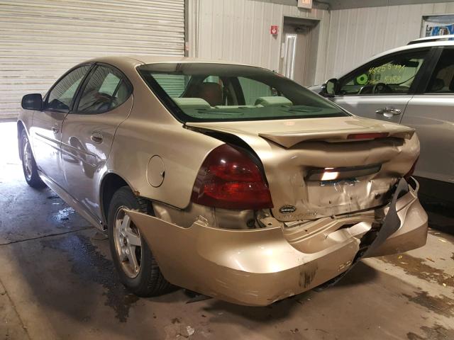 2G2WP522X41256517 - 2004 PONTIAC GRAND PRIX TAN photo 3