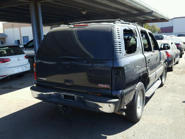 1GKEK13T13R313221 - 2003 GMC YUKON BLACK photo 4