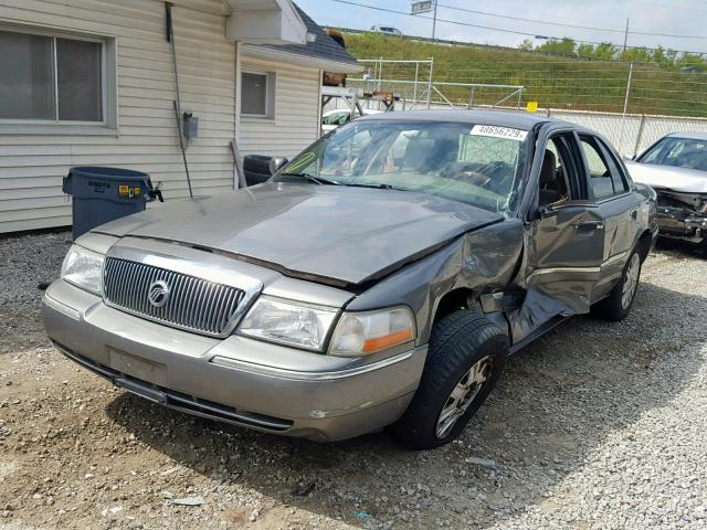 2MEFM74W84X696621 - 2004 MERCURY GRAND MARQ GRAY photo 2