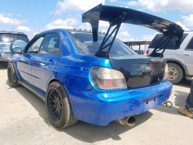 JF1GD29612G514249 - 2002 SUBARU IMPREZA WR BLUE photo 3