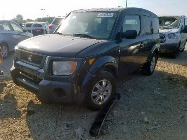 5J6YH28766L028072 - 2006 HONDA ELEMENT EX BLACK photo 2