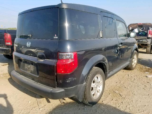 5J6YH28766L028072 - 2006 HONDA ELEMENT EX BLACK photo 4