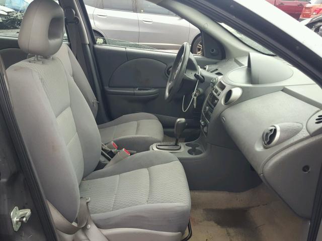 1G8AJ55F57Z101028 - 2007 SATURN ION LEVEL GRAY photo 5