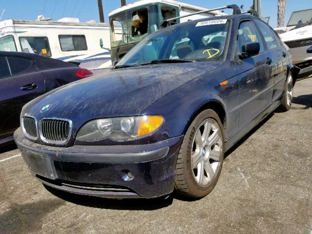 WBAET37453NJ28276 - 2003 BMW 325 I BLUE photo 2