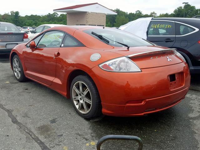 4A3AK44T56E046023 - 2006 MITSUBISHI ECLIPSE SE ORANGE photo 3