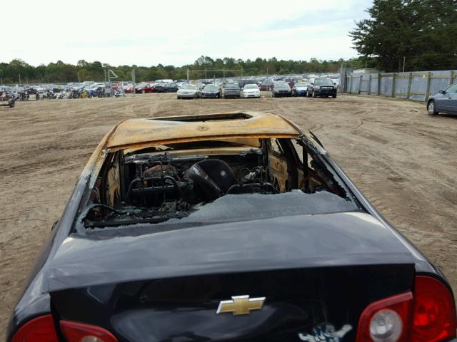 1G1ZC5E11BF221953 - 2011 CHEVROLET MALIBU 1LT BLACK photo 9