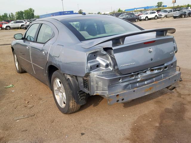 2B3KA43GX7H801242 - 2007 DODGE CHARGER SE GRAY photo 3