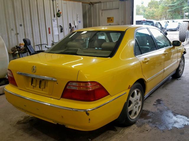 JH4KA9652XC010355 - 1999 ACURA 3.5RL YELLOW photo 4