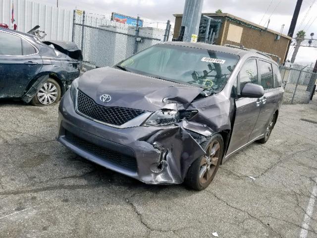 5TDXK3DC2FS594983 - 2015 TOYOTA SIENNA SPO CHARCOAL photo 2