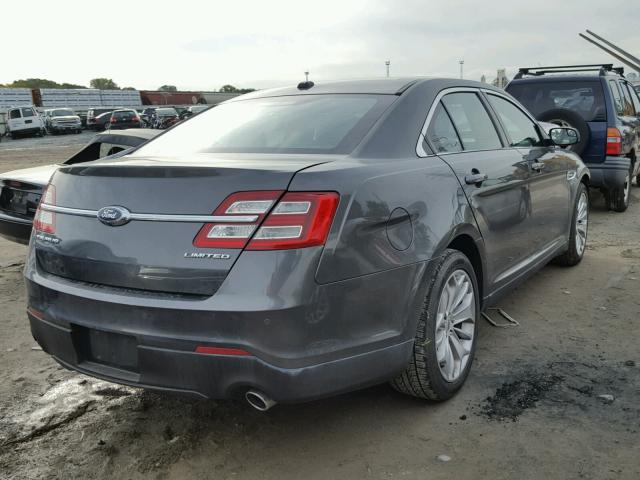 1FAHP2F87GG110980 - 2016 FORD TAURUS LIM GRAY photo 4