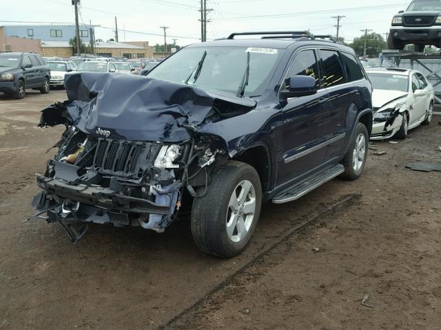 1C4RJFAGXCC262940 - 2012 JEEP GRAND CHER BLUE photo 2