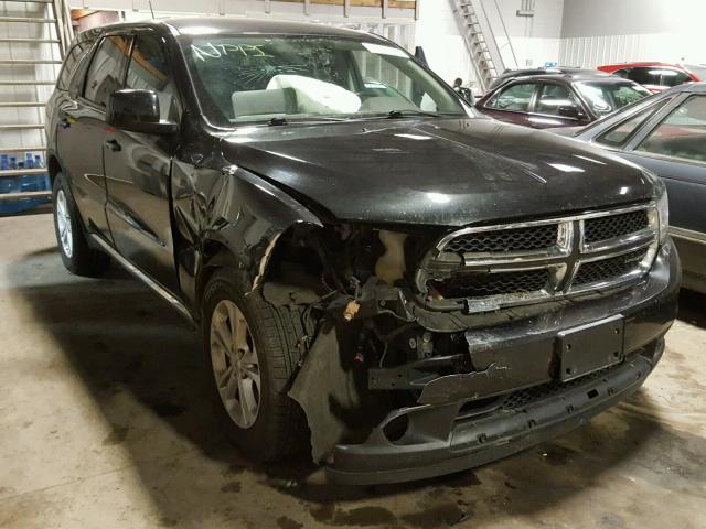 1D4RE2GGXBC616168 - 2011 DODGE DURANGO EX BLACK photo 1