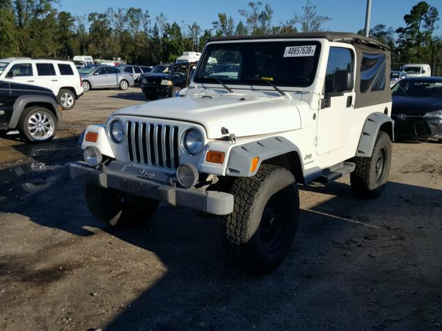 1J4FA44S56P772269 - 2006 JEEP WRANGLER / WHITE photo 2