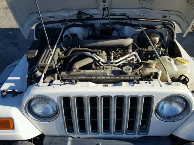 1J4FA44S56P772269 - 2006 JEEP WRANGLER / WHITE photo 7