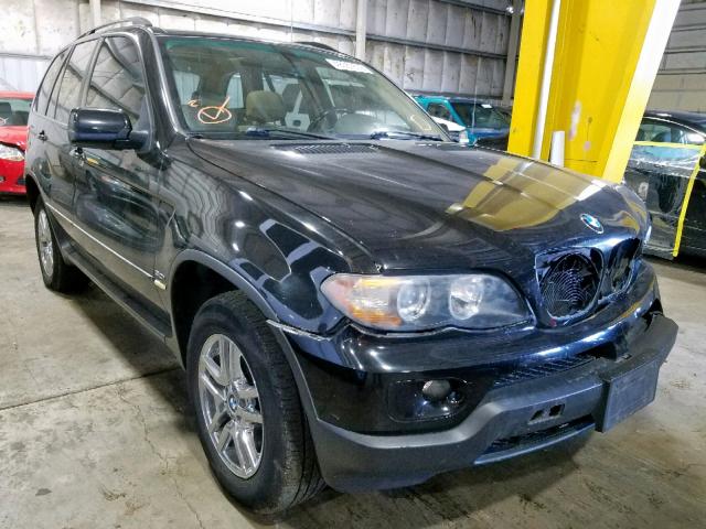 5UXFA13525LY12697 - 2005 BMW X5 3.0I BLACK photo 1