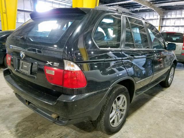 5UXFA13525LY12697 - 2005 BMW X5 3.0I BLACK photo 4