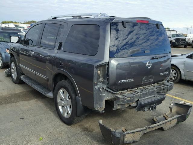 5N1AA0NE7AN606126 - 2010 NISSAN ARMADA PLA CHARCOAL photo 3