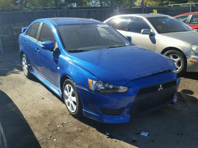 JA32U2FUXFU005614 - 2015 MITSUBISHI LANCER ES BLUE photo 1