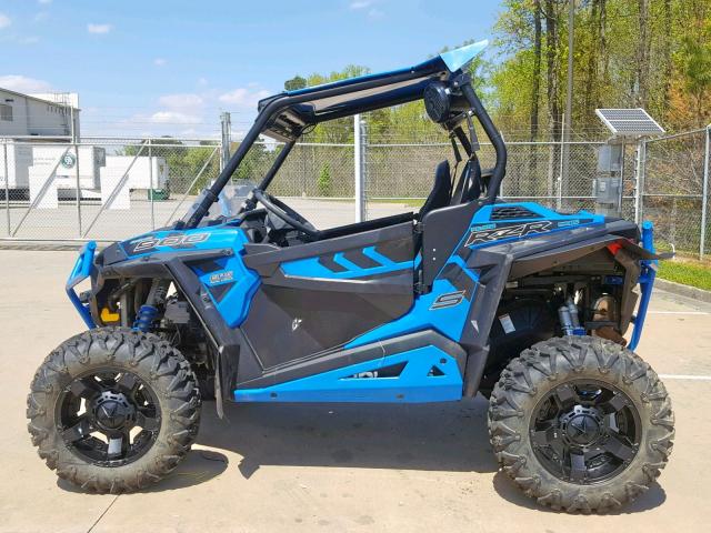 4XAVBE872HB678657 - 2017 POLARIS RZR S 900 BLUE photo 3