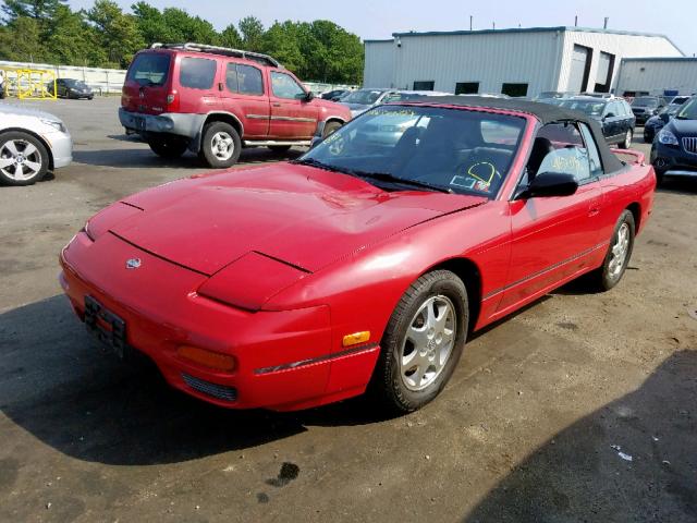 JN3MS36A0NW101244 - 1992 NISSAN 240SX RED photo 2