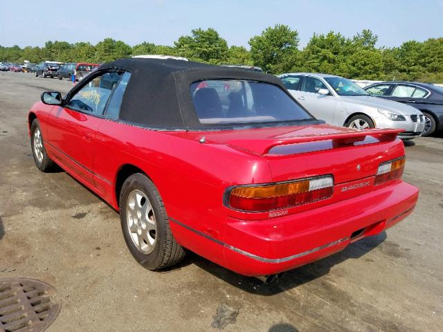 JN3MS36A0NW101244 - 1992 NISSAN 240SX RED photo 3