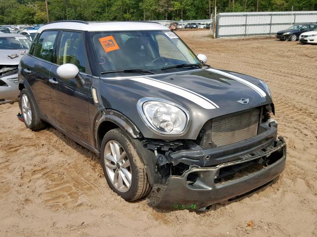 WMWZC3C55DWP22264 - 2013 MINI COOPER S C GRAY photo 1