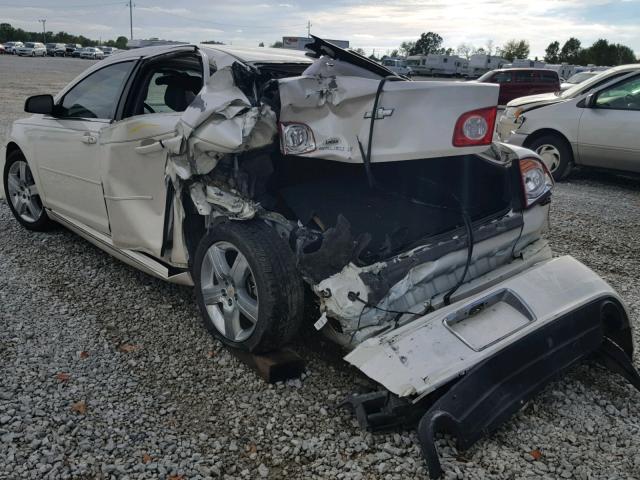 1G1ZD5E79BF332669 - 2011 CHEVROLET MALIBU 2LT WHITE photo 3