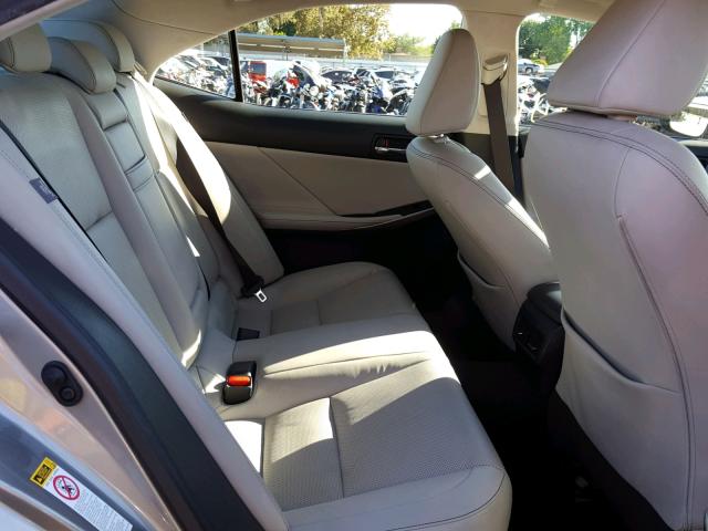 JTHBF1D27E5035877 - 2014 LEXUS IS 250 GRAY photo 6