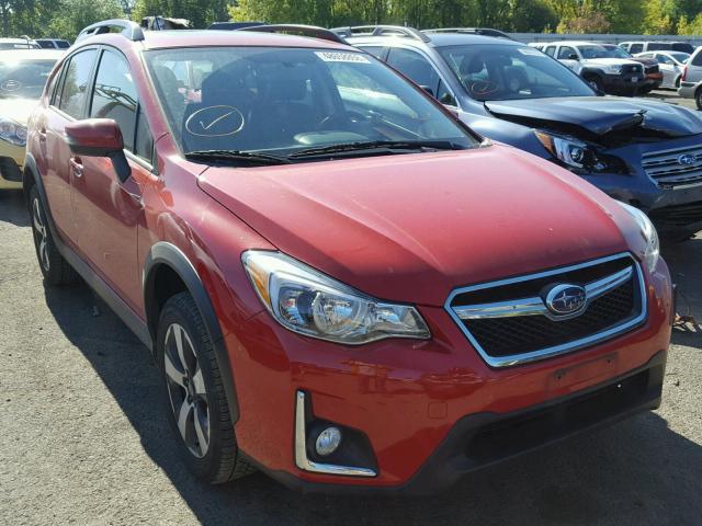 JF2GPABC9H8207198 - 2017 SUBARU CROSSTREK RED photo 1