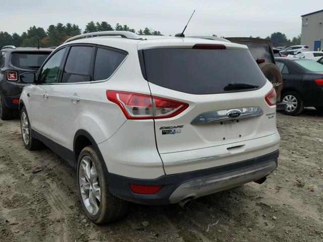 1FMCU9JX6EUB52832 - 2014 FORD ESCAPE TIT WHITE photo 3