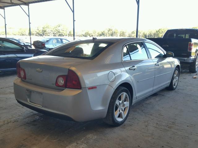 1G1ZG57N18F165459 - 2008 CHEVROLET MALIBU LS ვერცხლისფერი ფოტო 4