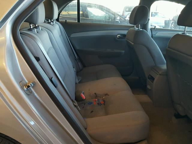1G1ZG57N18F165459 - 2008 CHEVROLET MALIBU LS ვერცხლისფერი ფოტო 6