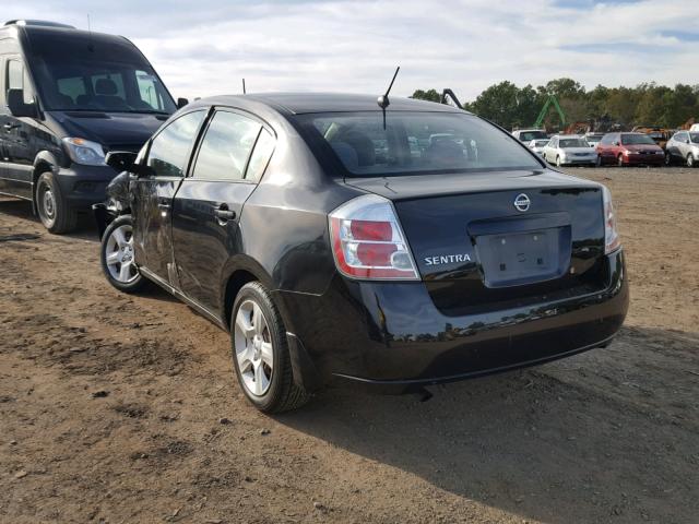 3N1AB61E48L750823 - 2008 NISSAN SENTRA 2.0 BLACK photo 3