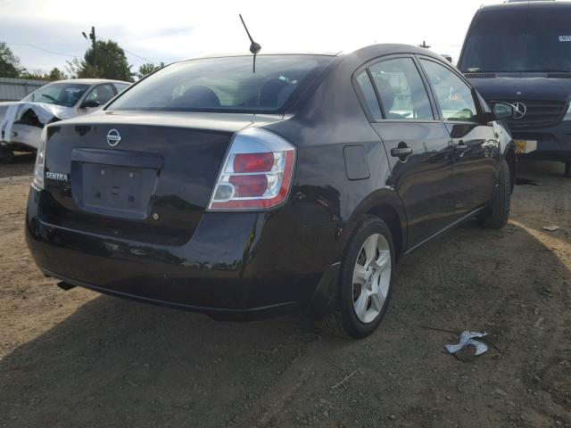 3N1AB61E48L750823 - 2008 NISSAN SENTRA 2.0 BLACK photo 4