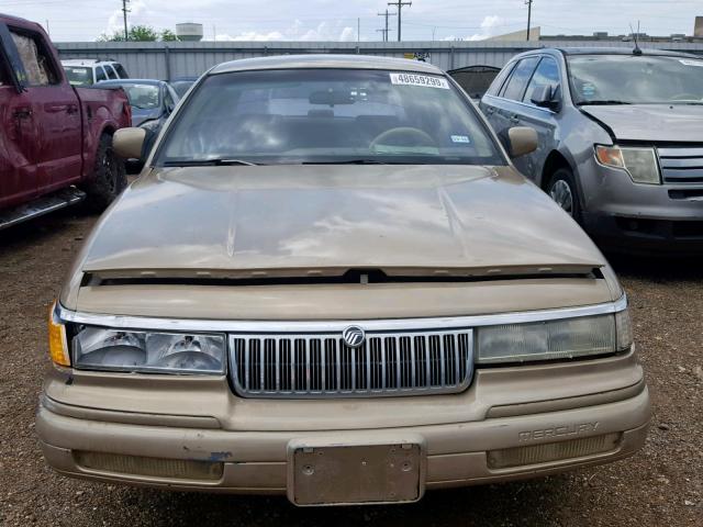 2MELM75W9PX682362 - 1993 MERCURY GRAND MARQ BROWN photo 10