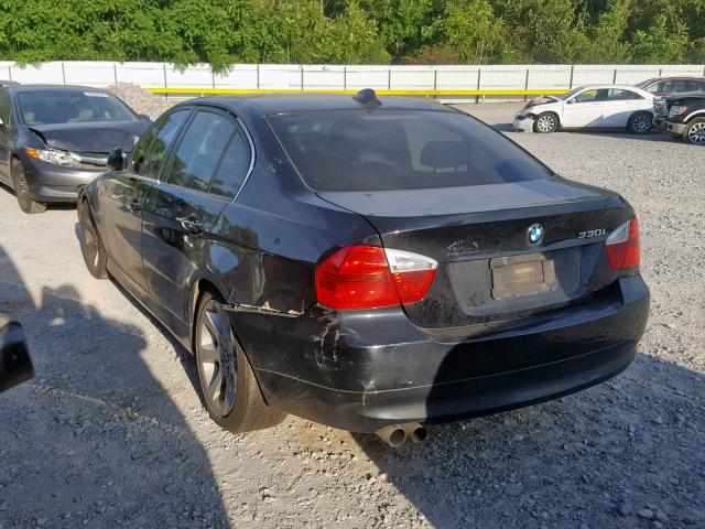 WBAVB33566PS17025 - 2006 BMW 330 I BLACK photo 3