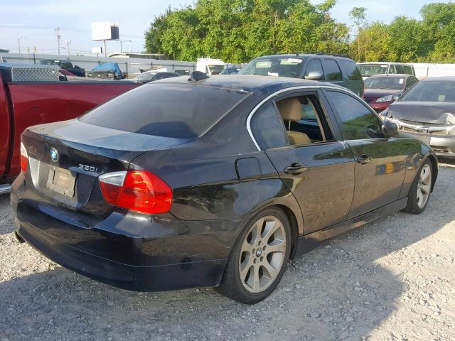 WBAVB33566PS17025 - 2006 BMW 330 I BLACK photo 4