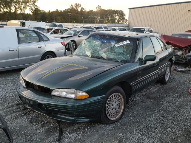 1G2HY5215P1226400 - 1993 PONTIAC BONNEVILLE GREEN photo 2