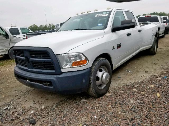 3C63DPGL3CG229452 - 2012 DODGE RAM 3500 S WHITE photo 2