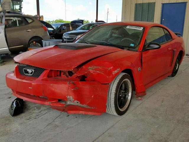 1FAFP42X54F126161 - 2004 FORD MUSTANG GT RED photo 2