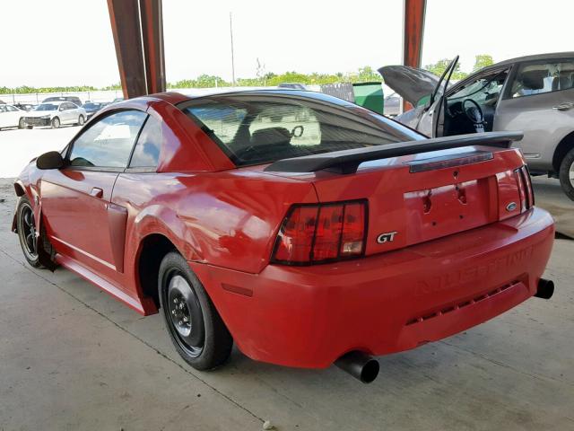 1FAFP42X54F126161 - 2004 FORD MUSTANG GT RED photo 3