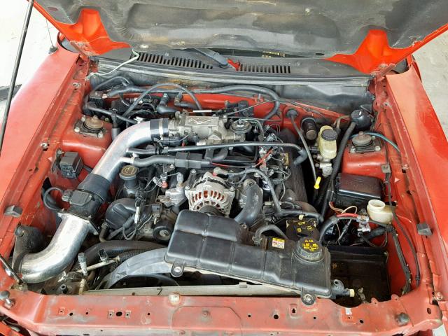 1FAFP42X54F126161 - 2004 FORD MUSTANG GT RED photo 7