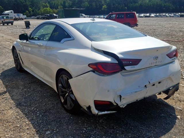 JN1FV7EL7KM440562 - 2019 INFINITI Q60 RED SP WHITE photo 3