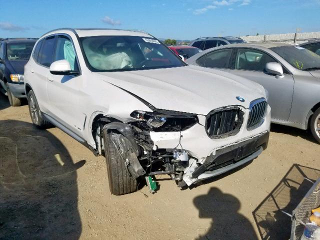 5UXTR9C59JLD63090 - 2018 BMW X3 XDRIVE3 WHITE photo 1