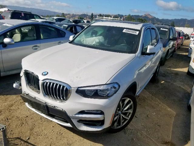 5UXTR9C59JLD63090 - 2018 BMW X3 XDRIVE3 WHITE photo 2