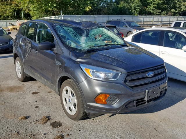 1FMCU0F7XHUE12724 - 2017 FORD ESCAPE S GRAY photo 1