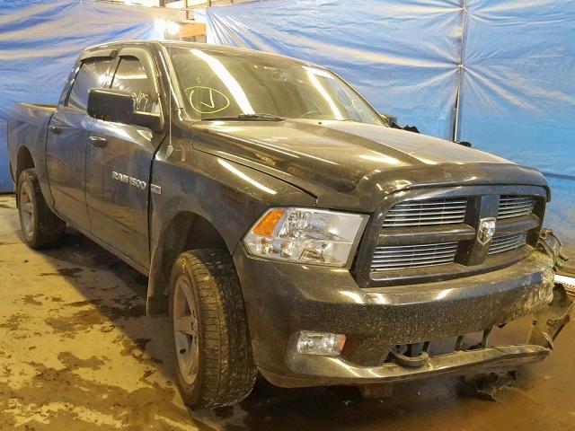 1C6RD7MT2CS219034 - 2012 DODGE RAM 1500 S BLACK photo 1