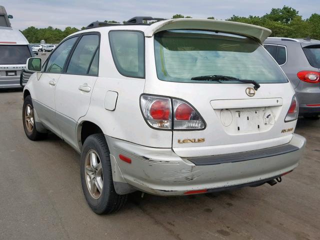 JTJHF10U210173138 - 2001 LEXUS RX 300 WHITE photo 3