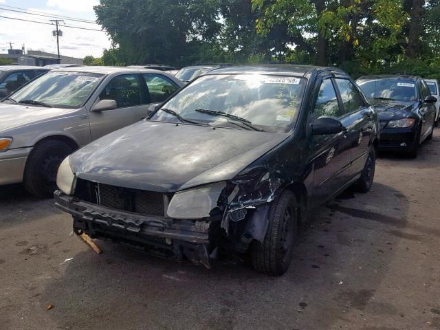 KNAFE122985510553 - 2008 KIA SPECTRA EX BLACK photo 2