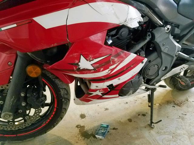 JKAEXEC18BDA69403 - 2011 KAWASAKI EX650 C 红色 照片 9